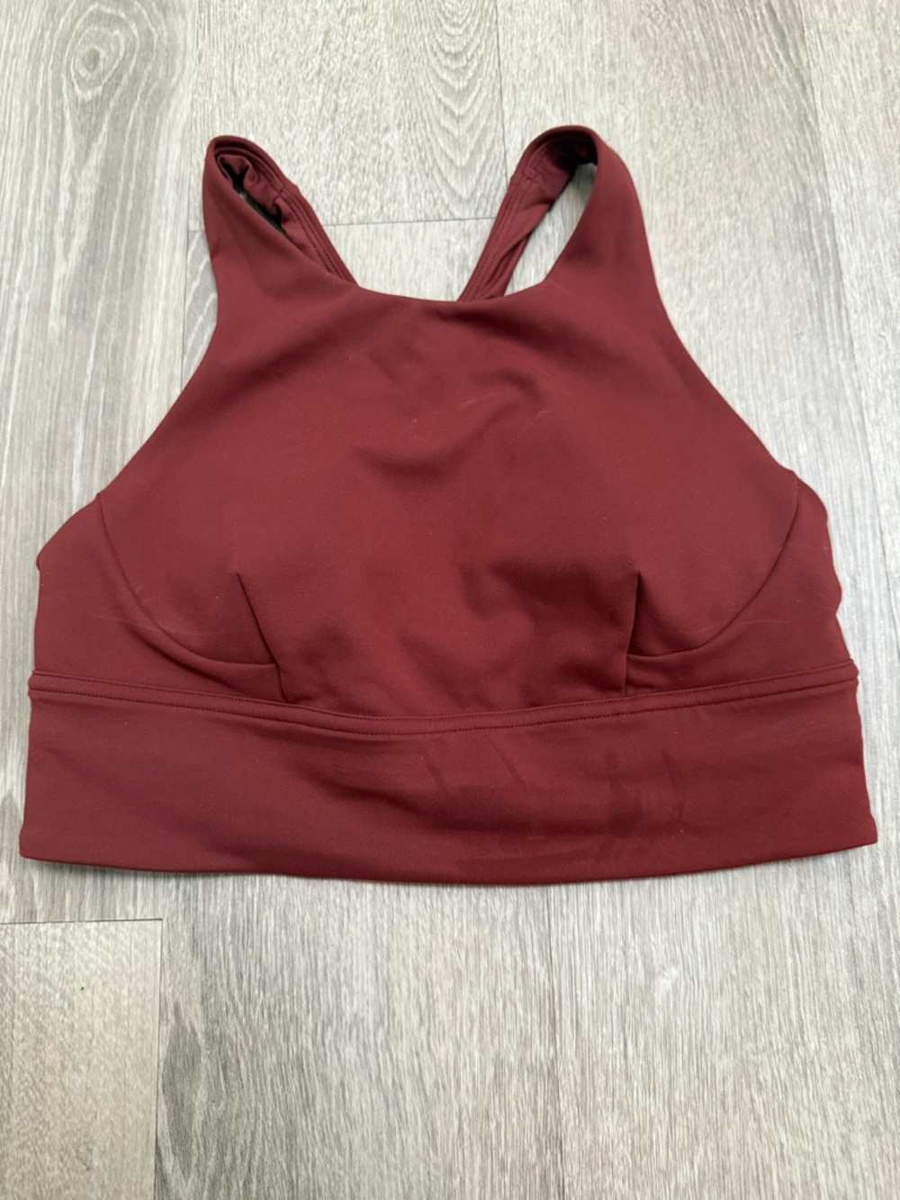 lululemon athletica High-Neck Sports Bra - Deep Wine